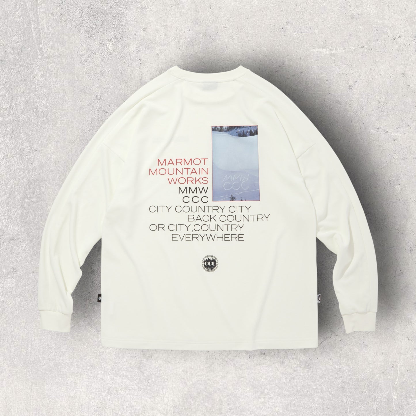 MMWCCC L/S T-SHIRT_WHITE