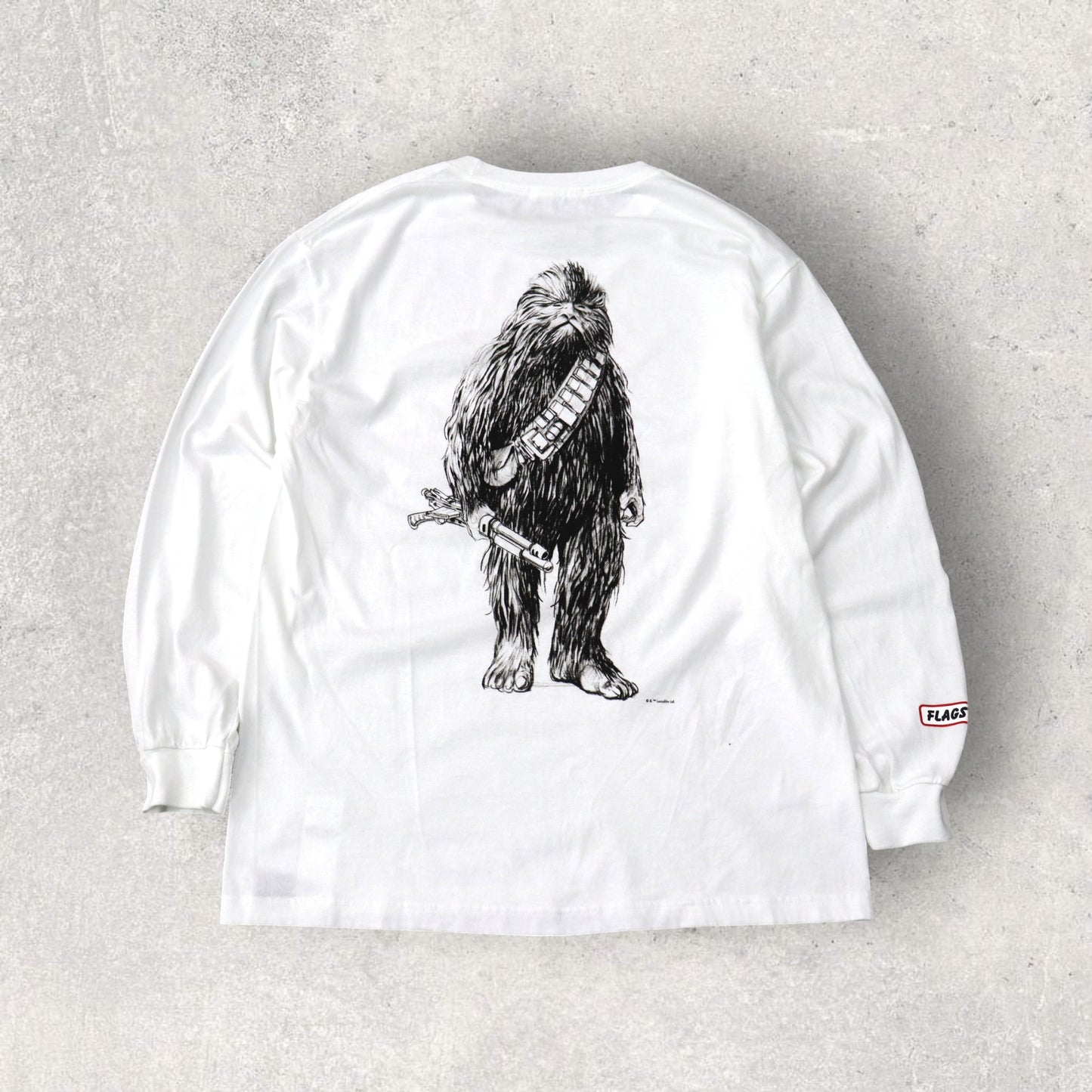 "CHEWBACCA" LS TEE