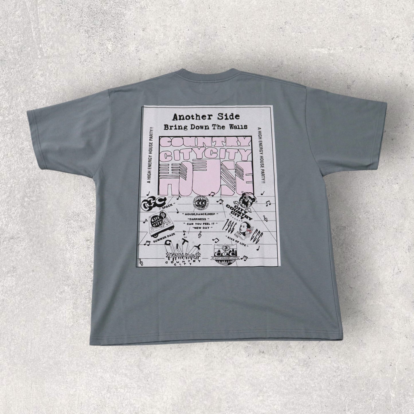 COTTON T-SHIRTS_HOUSE_C GRAY