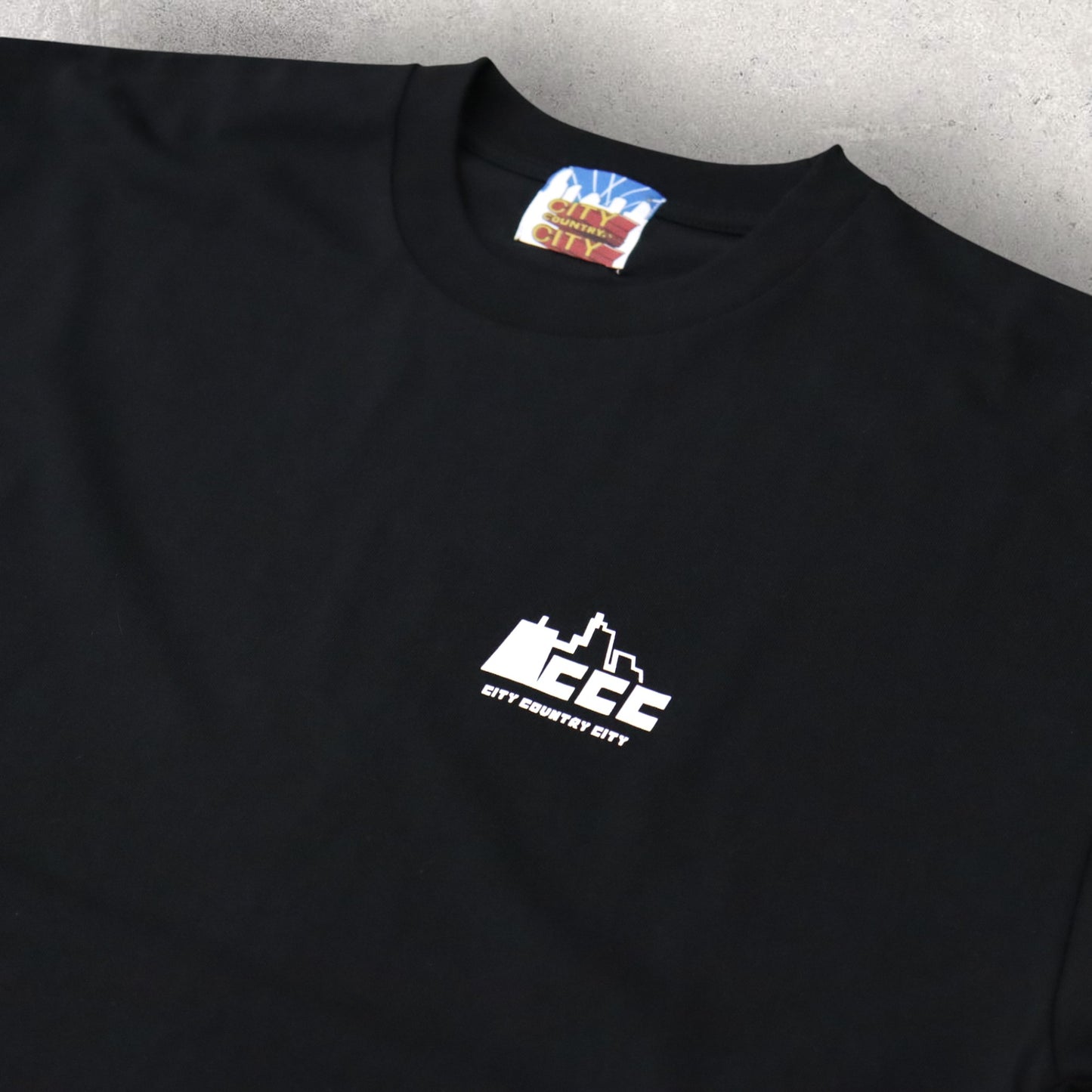COTTON T-SHIRT_CITY_BLACK
