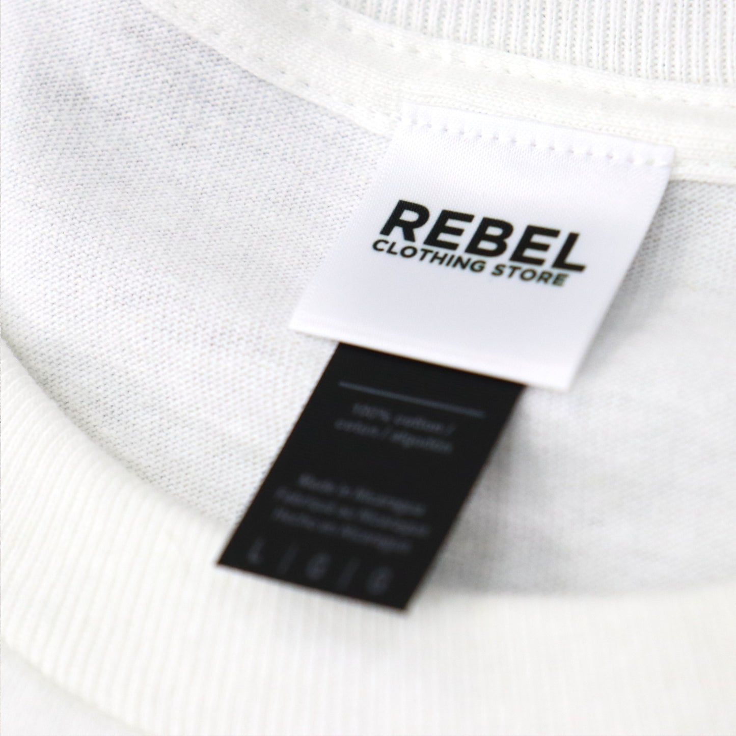 RCS logo Ultra Cotton 6.0 oz L/S Tee white