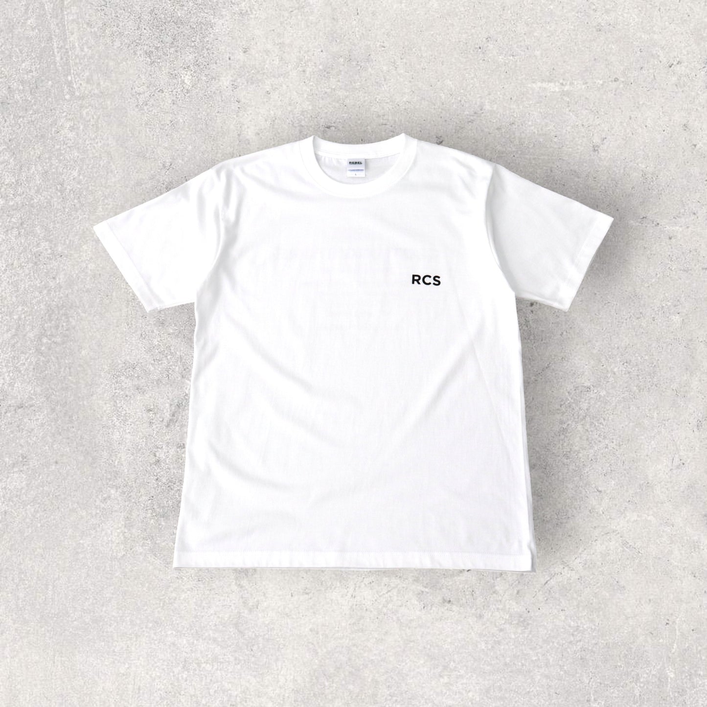 RCS logo 6.2 oz Premium Tee white