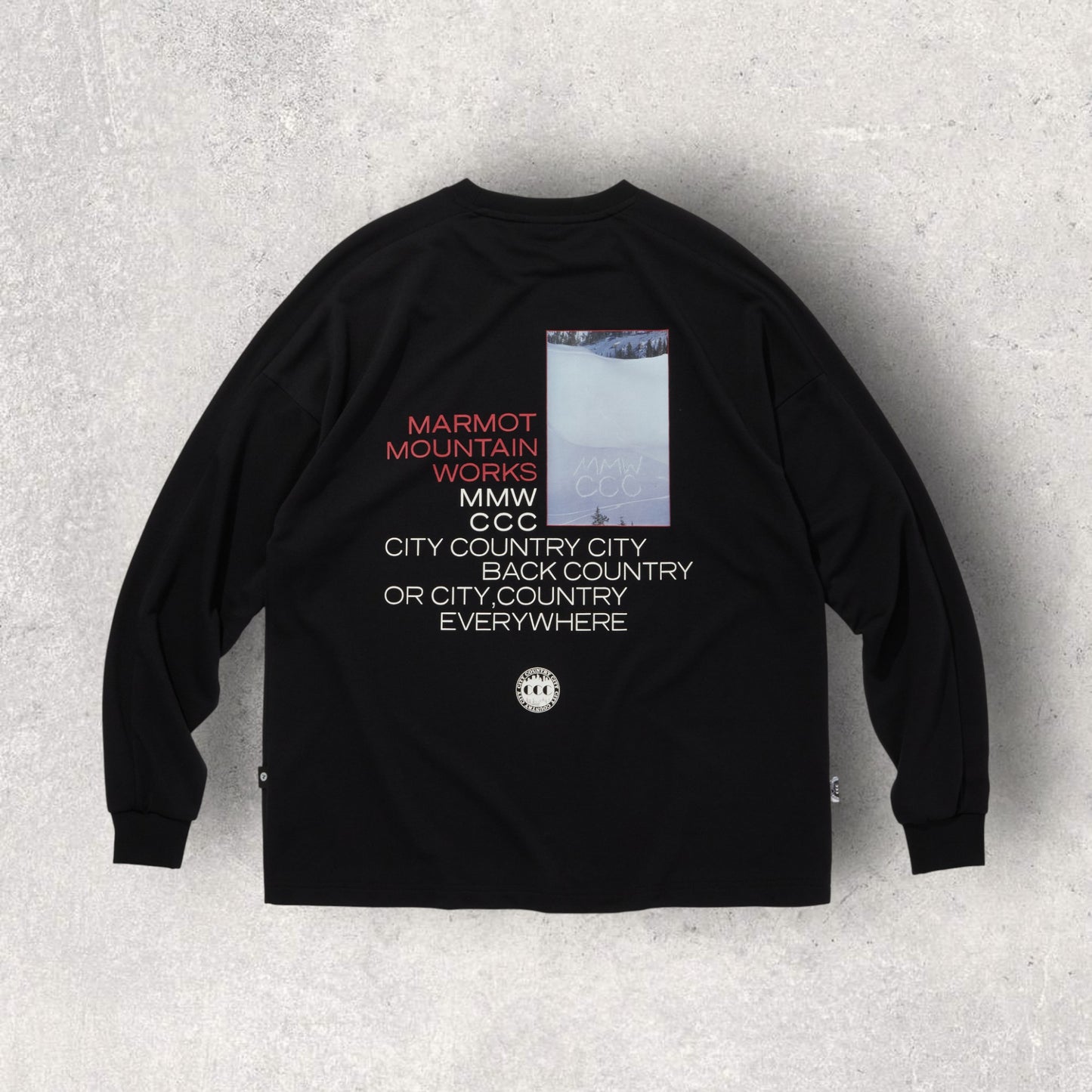 MMWCCC L/S T-SHIRT_BLACK