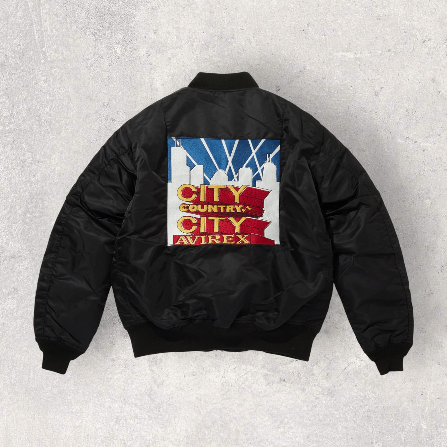 《AVIREX × CITY COUNTRY CITY》SIGNATURE MA-1  BLACK