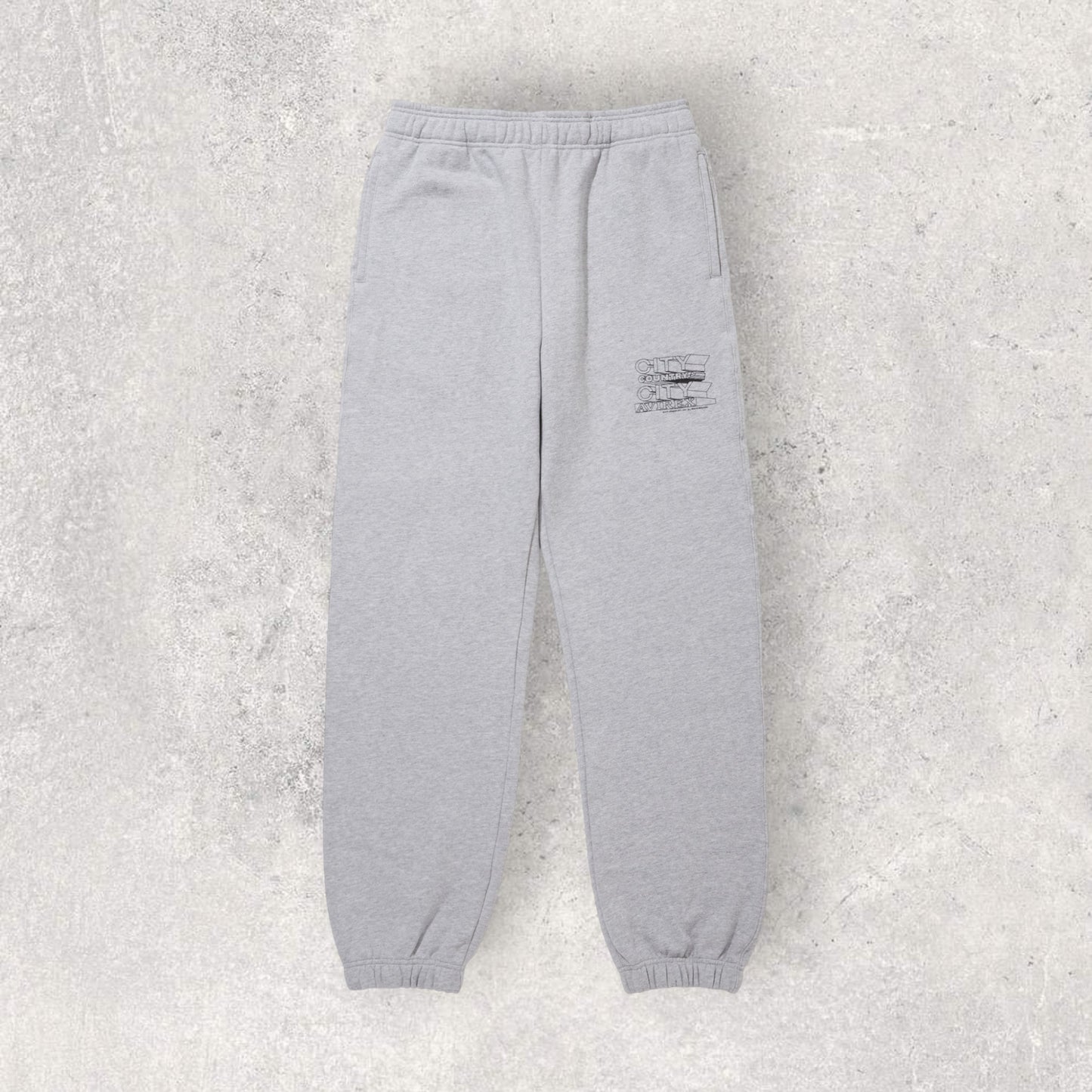 《AVIREX × CITY COUNTRY CITY》SIGNATURE SWEAT PANTS GRAY