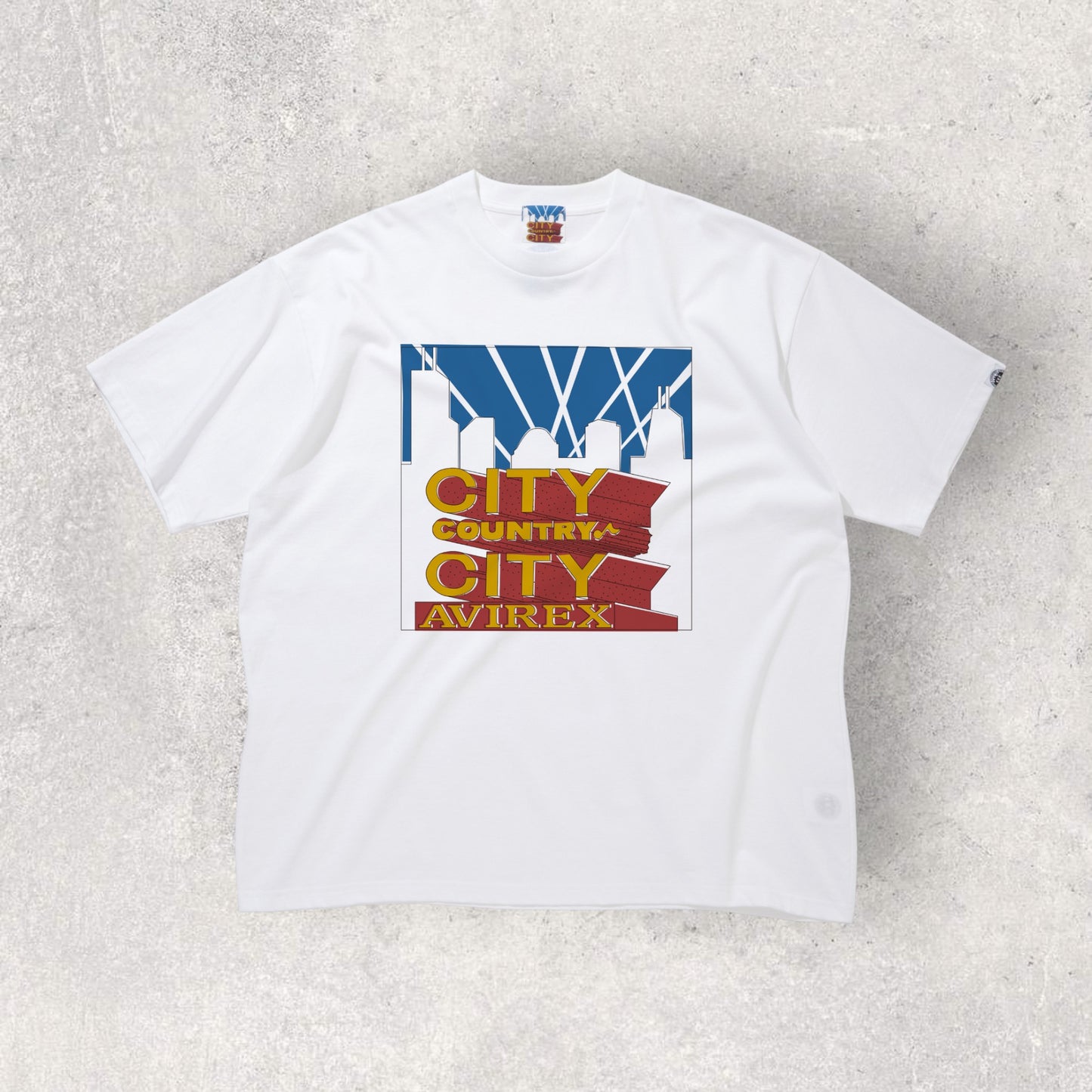 《AVIREX × CITY COUNTRY CITY》SIGNATURE T-SHIRT WHITE